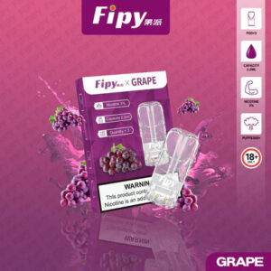 Fipy 果派全透明進化一代煙彈 晶瑩剔透機身細膩展現 2.2ml 海量精華 剩餘油量一目瞭然 告別乾燒焦慮 買 3 盒送主機周年慶回饋 適配一代主機 台灣現貨